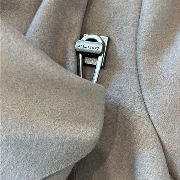 All Saints Italian Wool City Monument Coat - Women's Size 0 - EUC - Picture 4 of 15